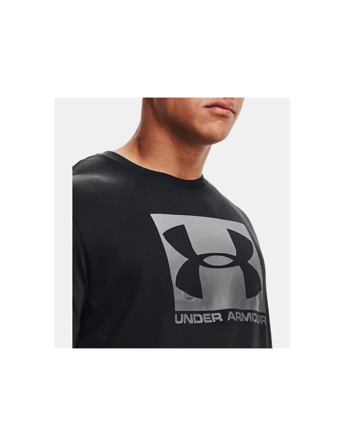 CAMISETA DE FITNESS UNDER ARMOUR BOXED SPORTSTYLE SSBLK HOMBRE
