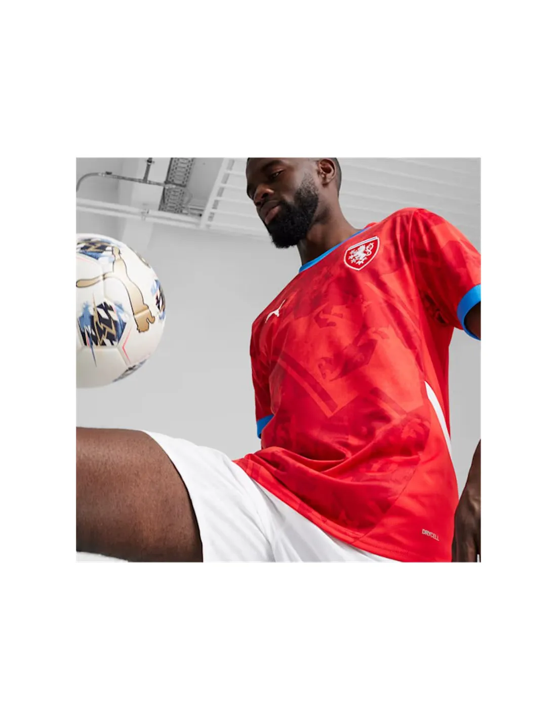 Camiseta de Fútbol Puma Repúplica Checa 2024 Hombre Rojo