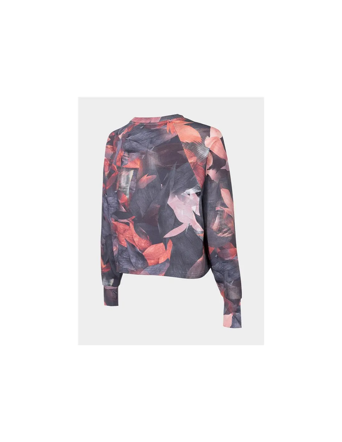 Camiseta de montaña 4F Crop Top negro Mujer