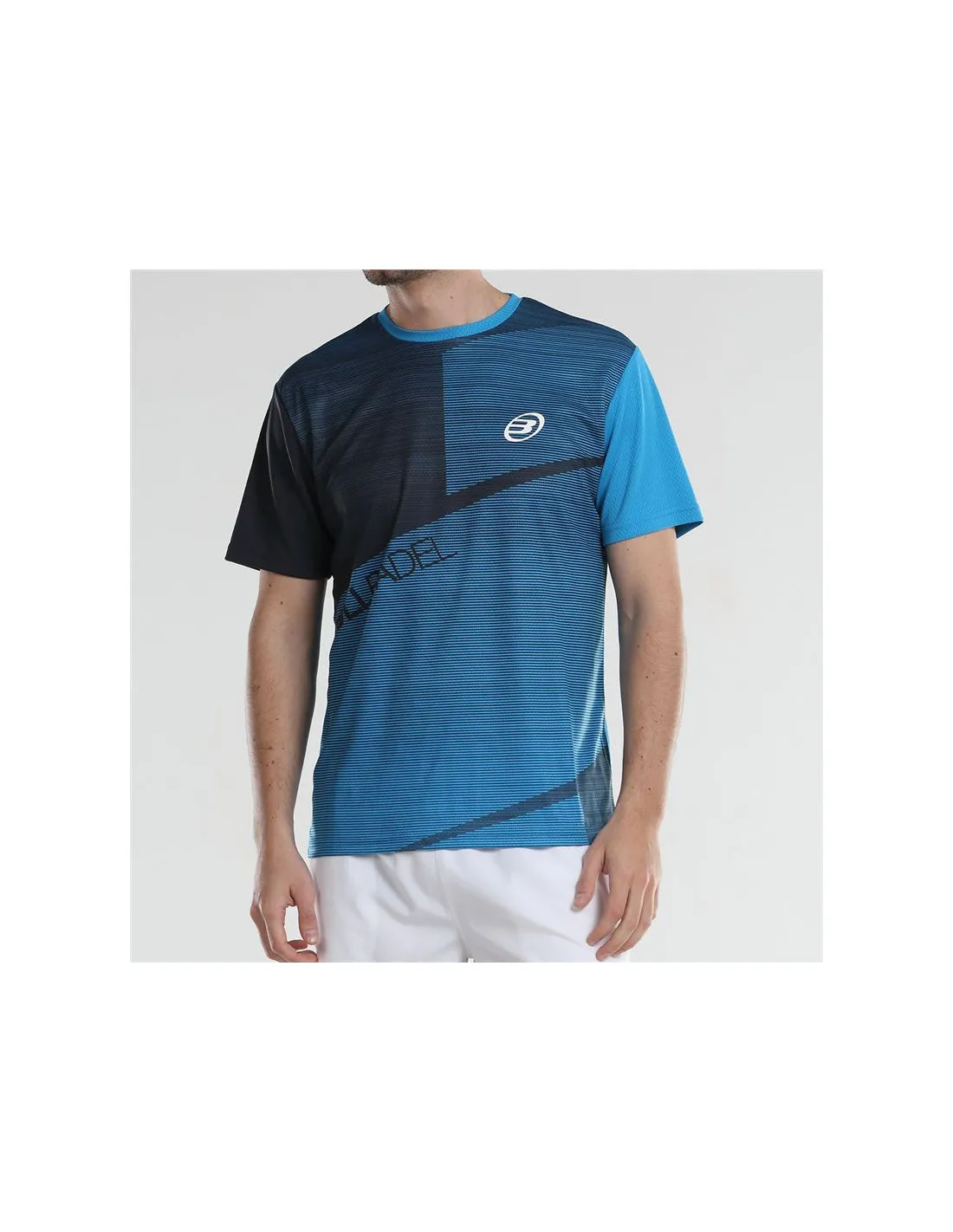 Camiseta de Pádel Bullpadel Afile Azul Bel Hombre