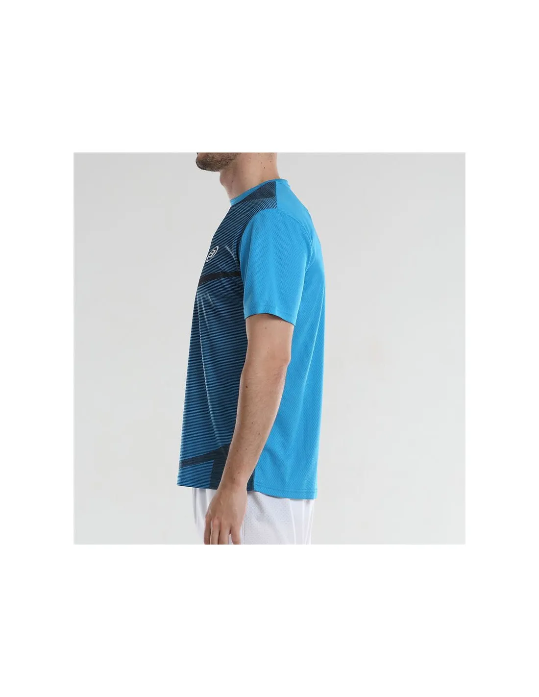 Camiseta de Pádel Bullpadel Afile Azul Bel Hombre