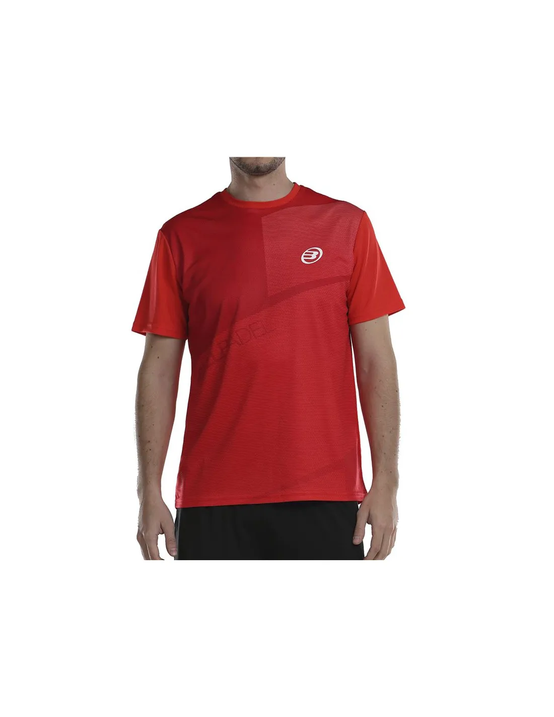 Camiseta de Pádel Bullpadel Afile Cereza Hombre