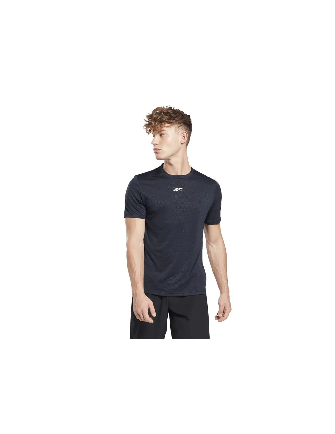 Camiseta de training Reebok Workout Ready Mélange Navy