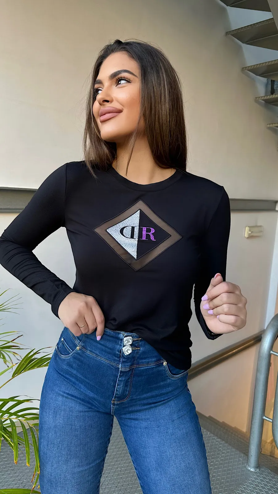 Camiseta Detalle Transparencia