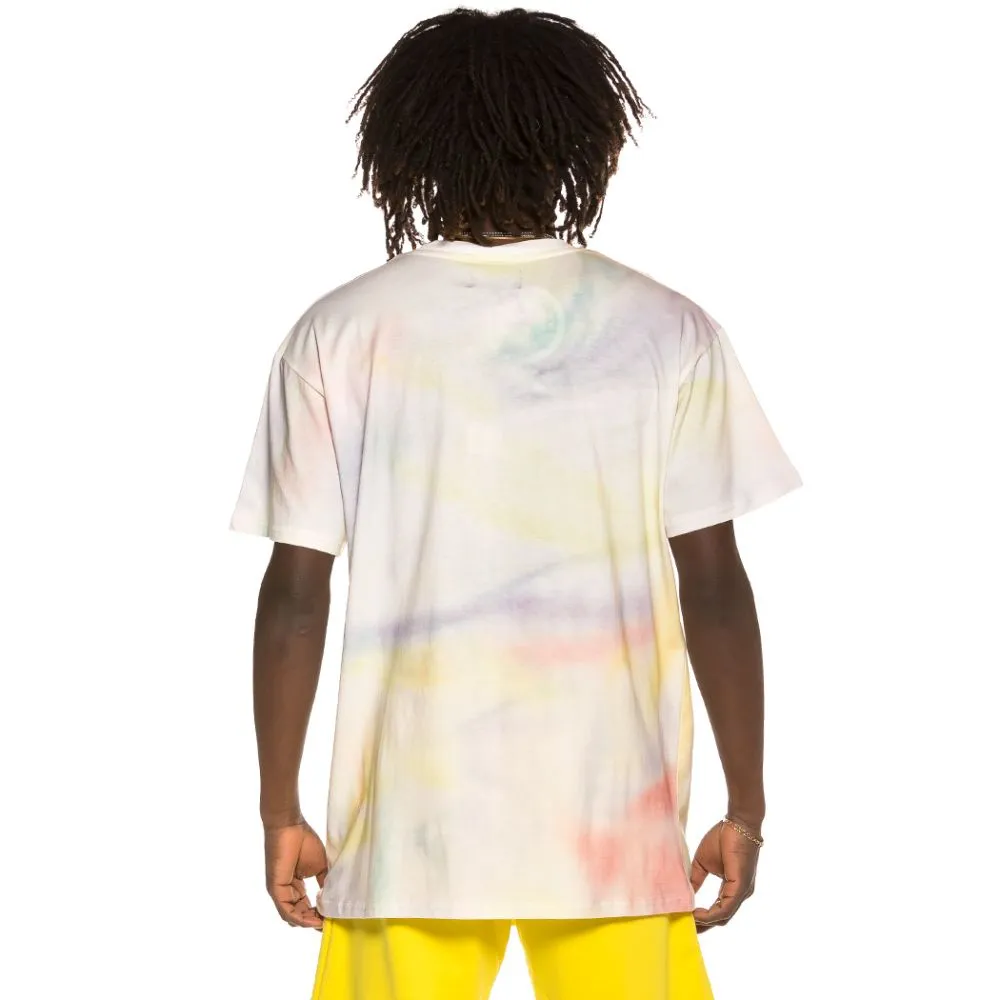 Camiseta Grimey Laughin Boy Tie Dye Tee SS19 White