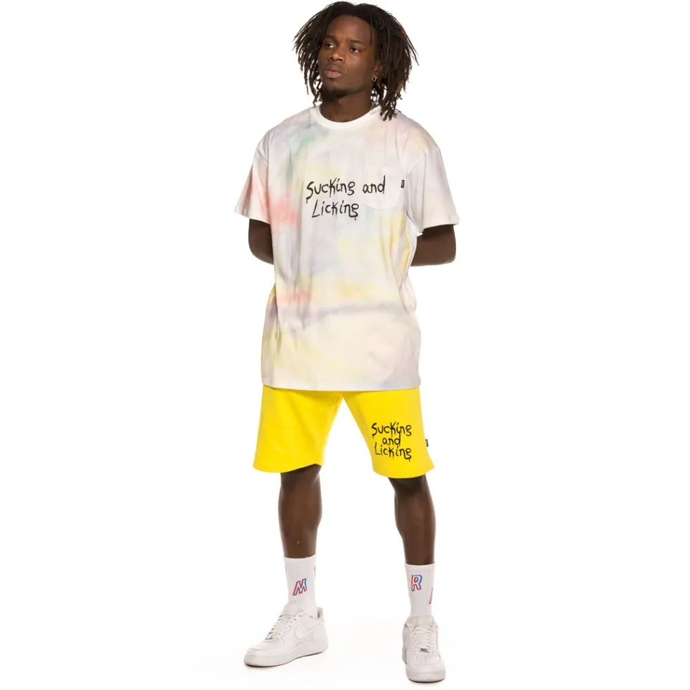 Camiseta Grimey Laughin Boy Tie Dye Tee SS19 White