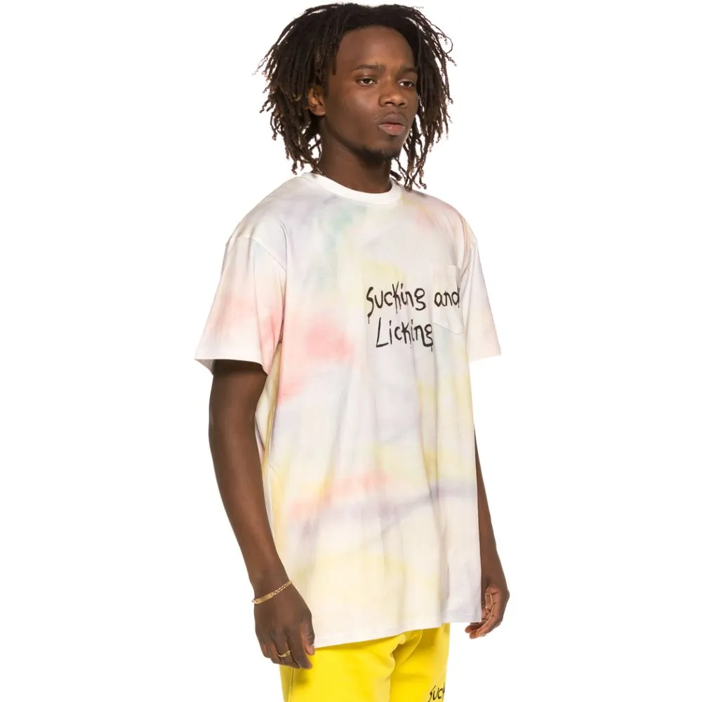 Camiseta Grimey Laughin Boy Tie Dye Tee SS19 White