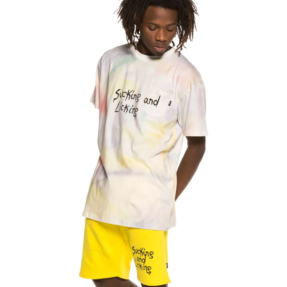 Camiseta Grimey Laughin Boy Tie Dye Tee SS19 White