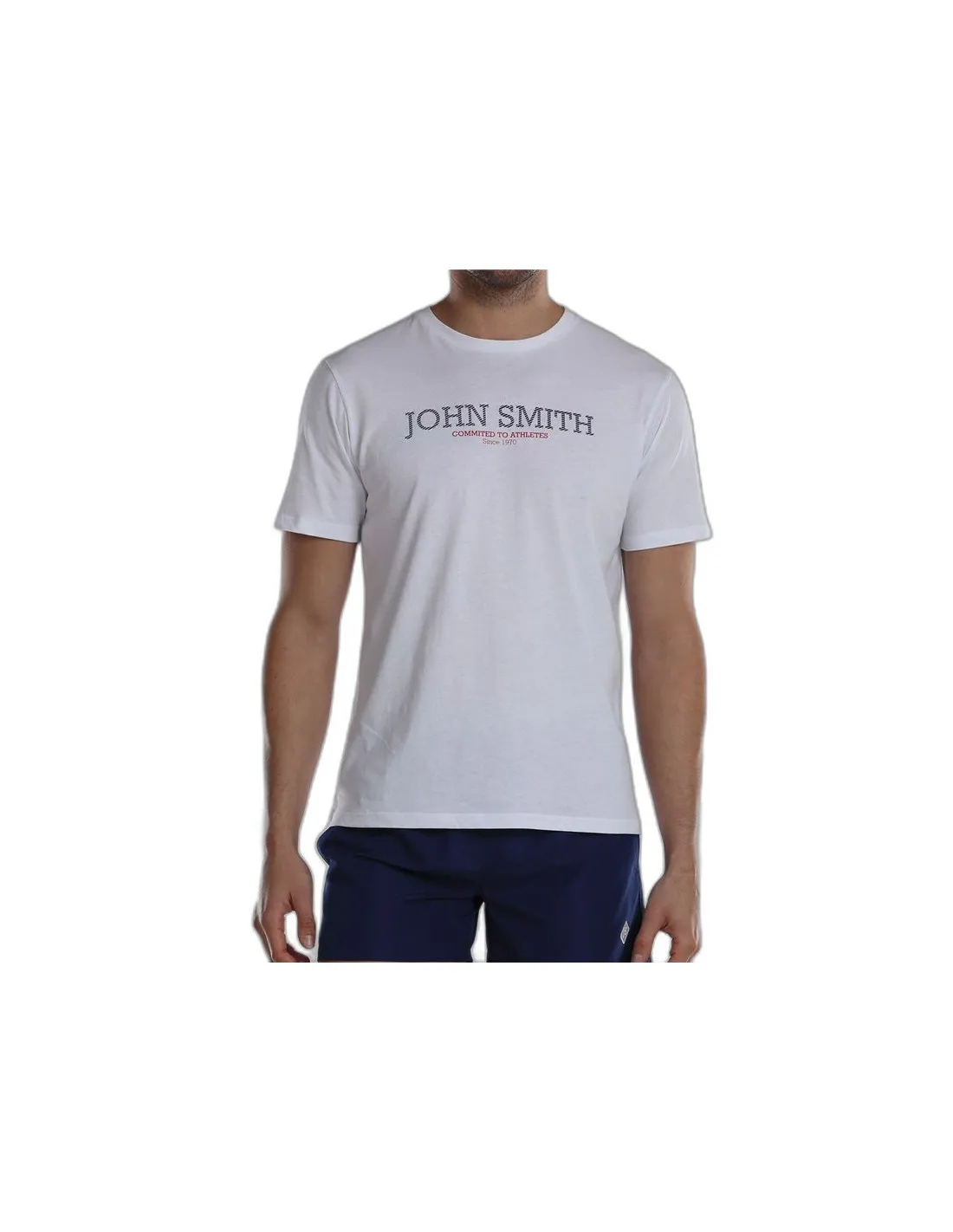 Camiseta John Smith Efebo Blanco Hombre