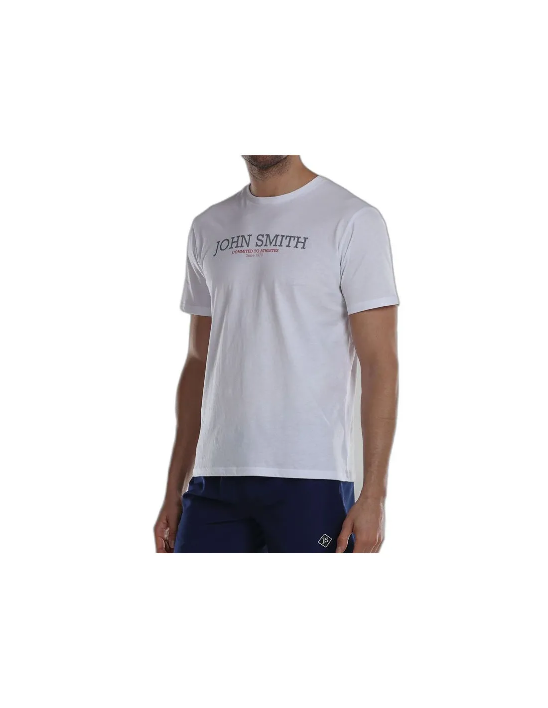 Camiseta John Smith Efebo Blanco Hombre