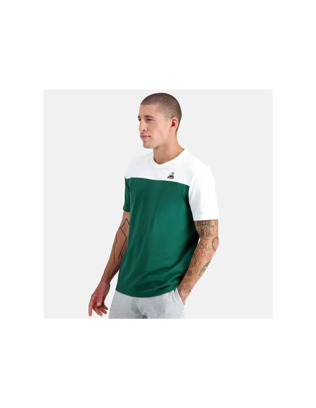 Camiseta Le Coq Sportif Nª 3 Essentiels Verde Hombre