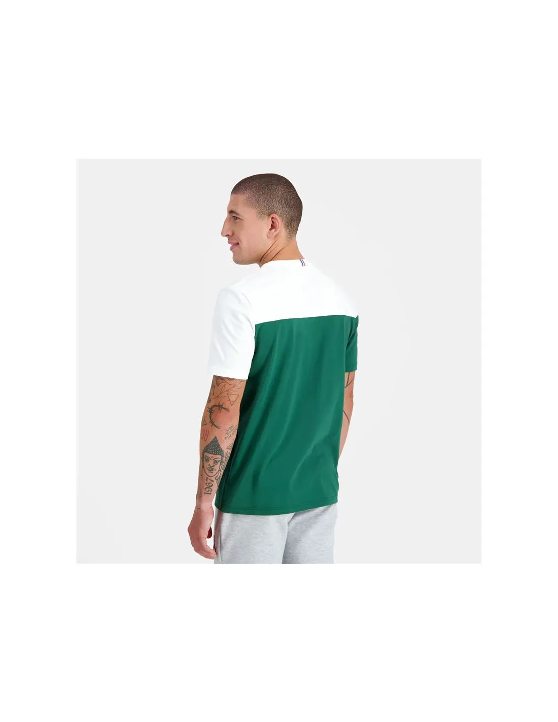 Camiseta Le Coq Sportif Nª 3 Essentiels Verde Hombre