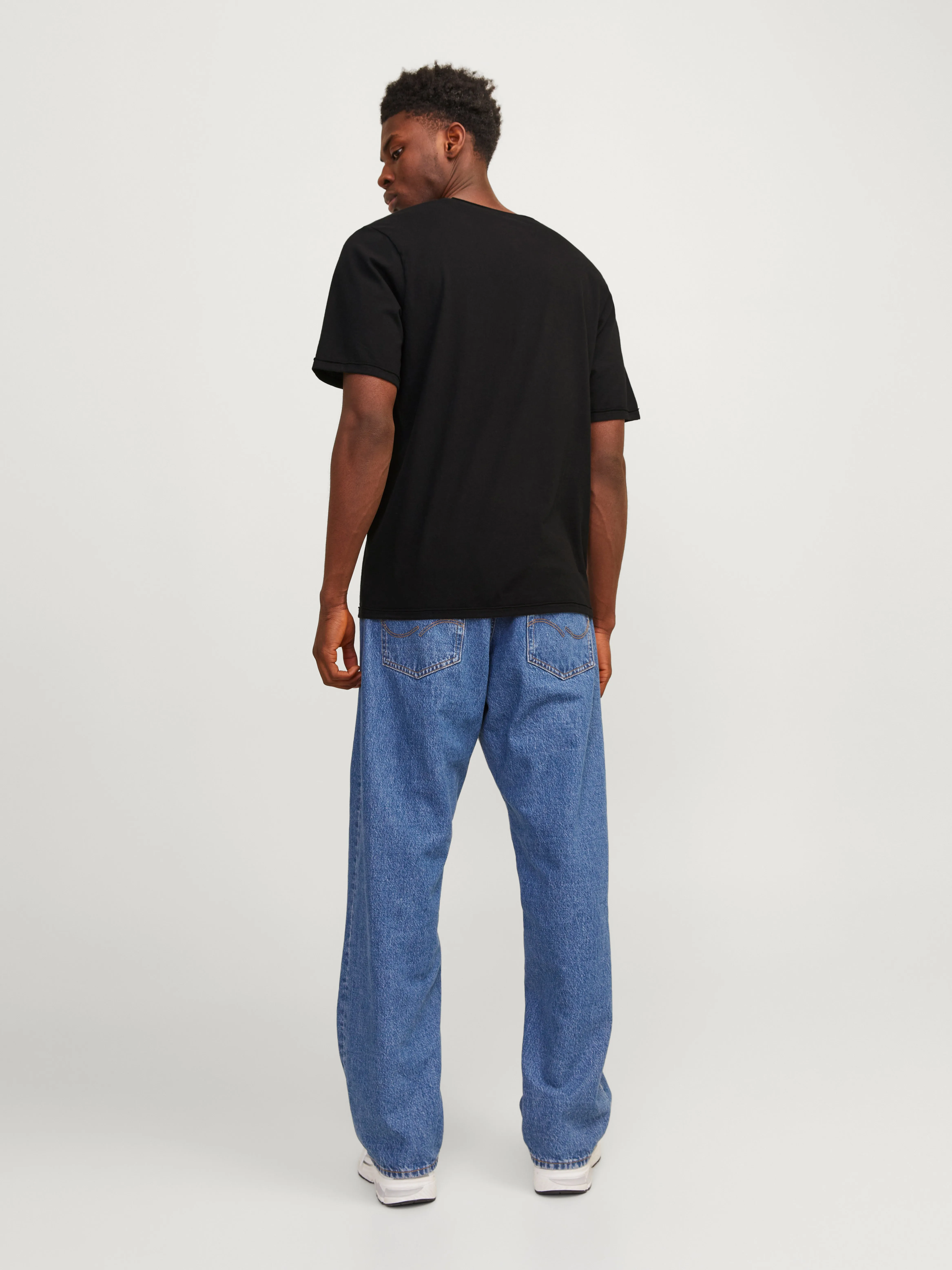 Camiseta Liso Cuello redondo | Negro | Jack & Jones®