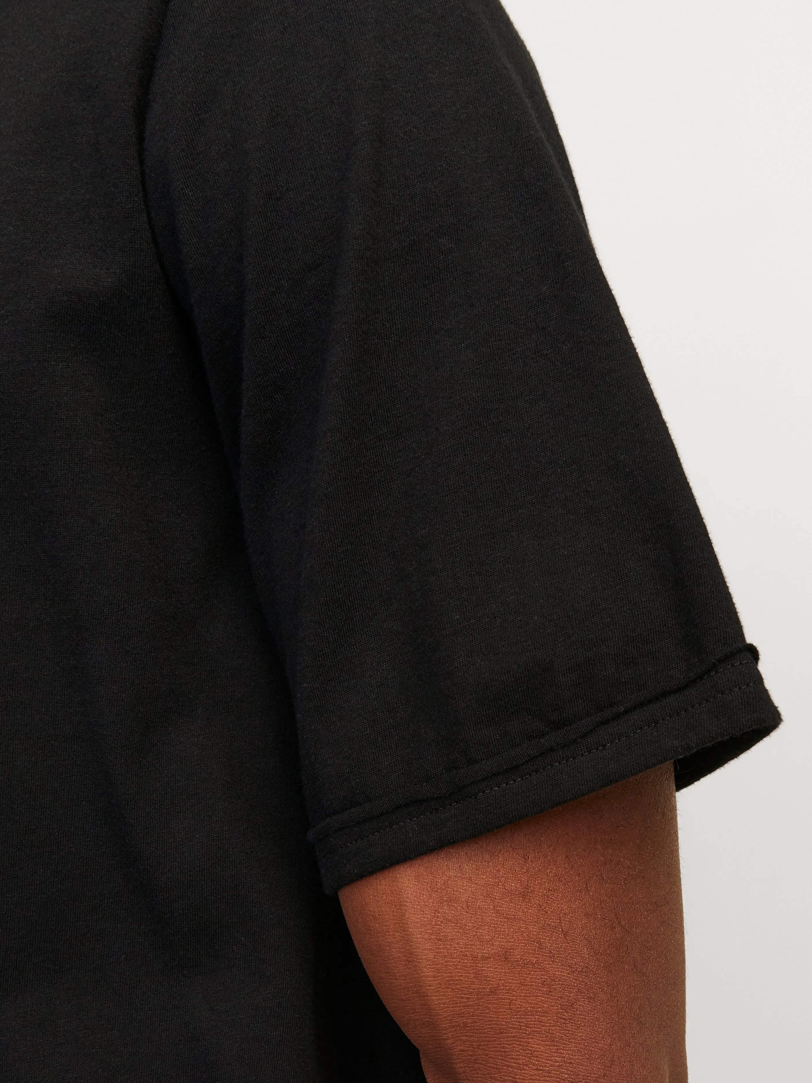 Camiseta Liso Cuello redondo | Negro | Jack & Jones®