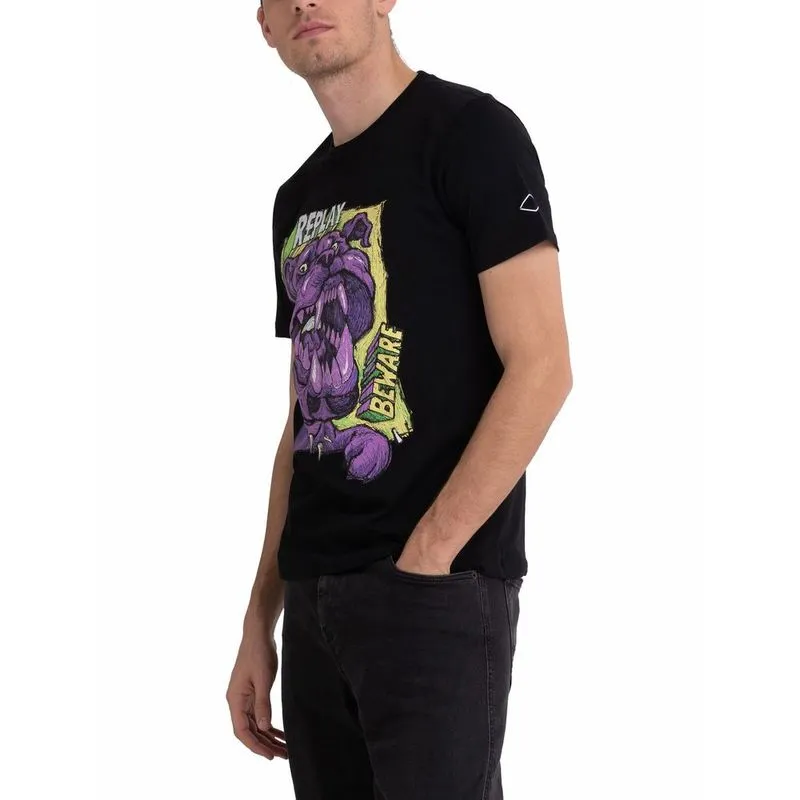 Camiseta Manga Corta Para Hombre Replay