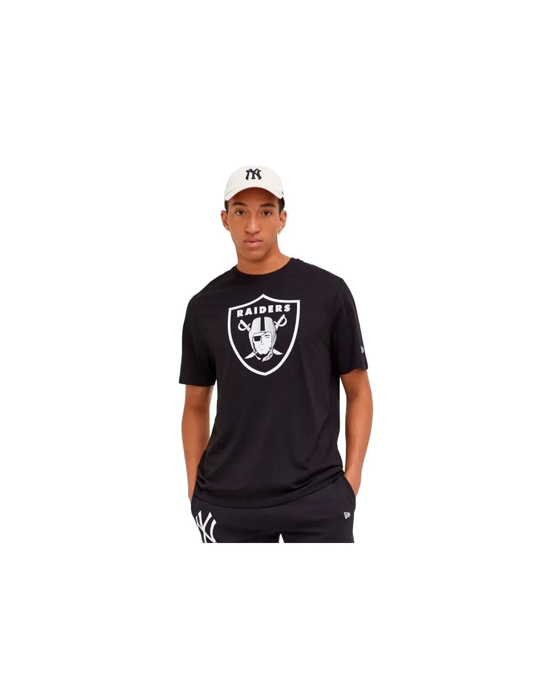 Camiseta New Era NFL Regular Las Vegas Raiders Negro Hombre