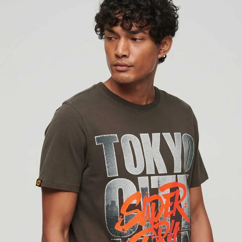 Camiseta Para Hombre Photographic Skate Logo Superdry