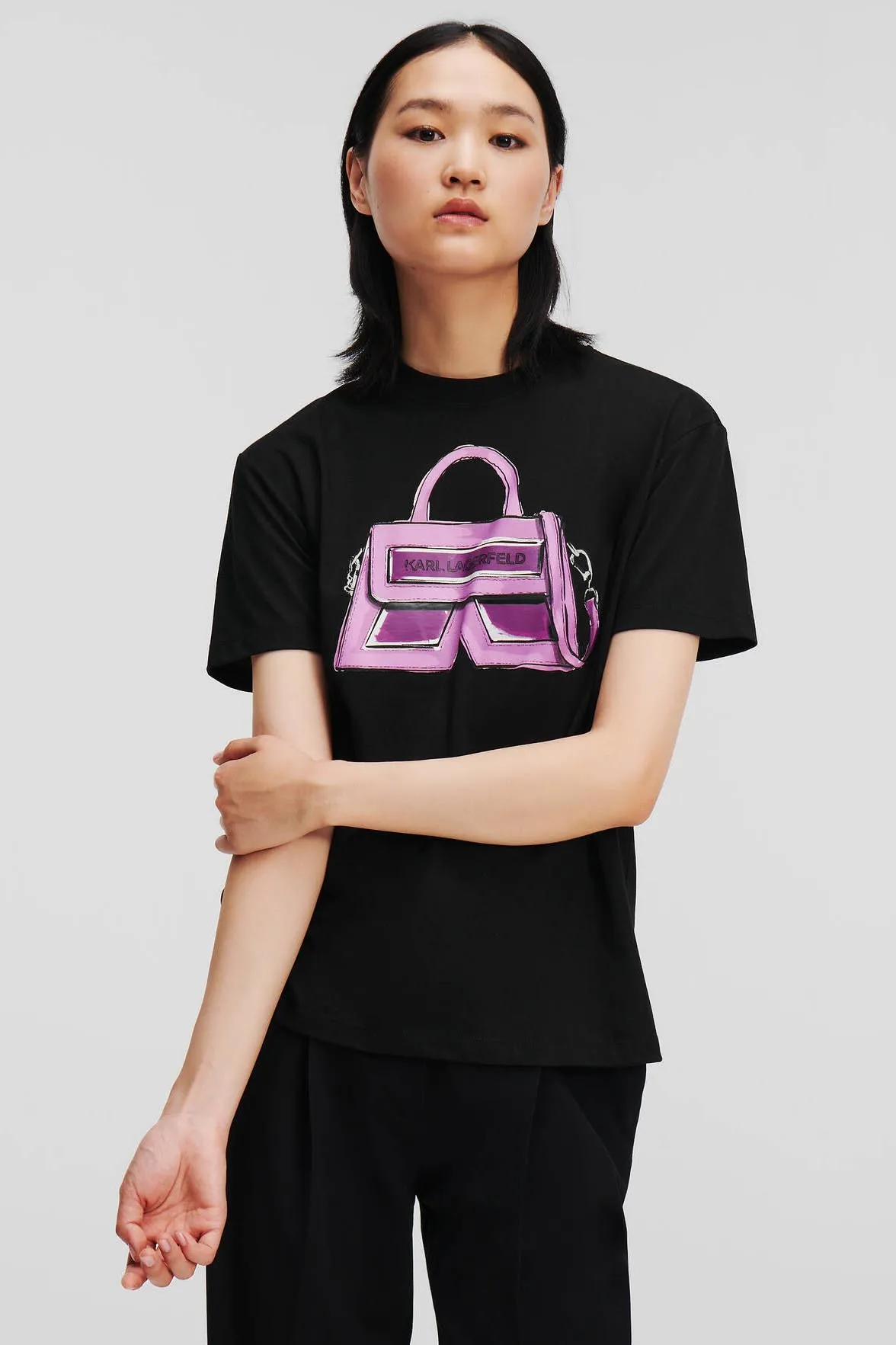 Camiseta para mujer de Karl Lagerfeld – 236W1730