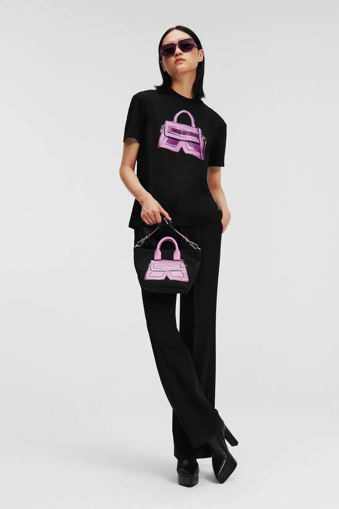 Camiseta para mujer de Karl Lagerfeld – 236W1730