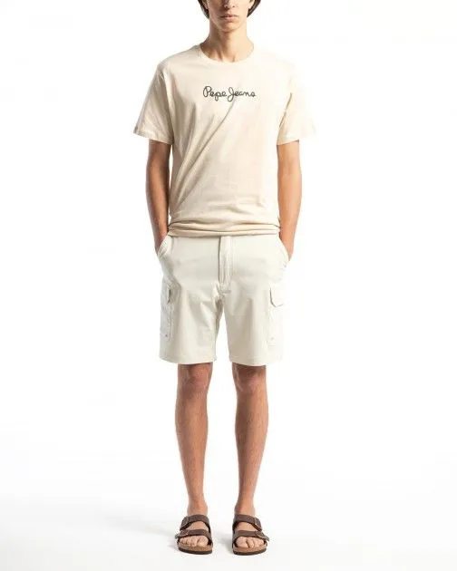 Camiseta Pepe Jeans London Eggo N PM508208 Beige