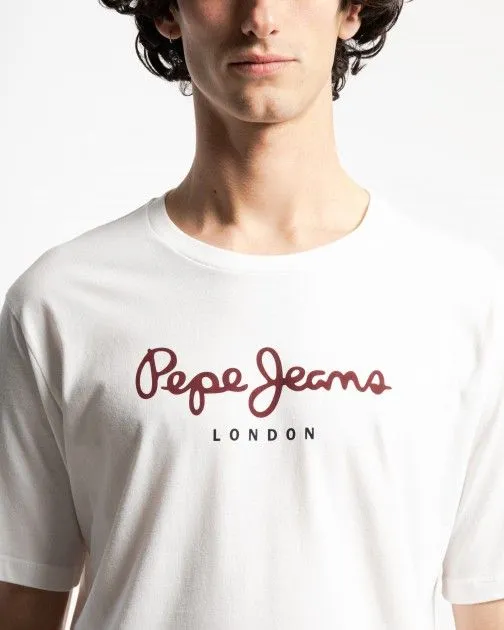Camiseta Pepe Jeans London Eggo N PM508208 Blanco