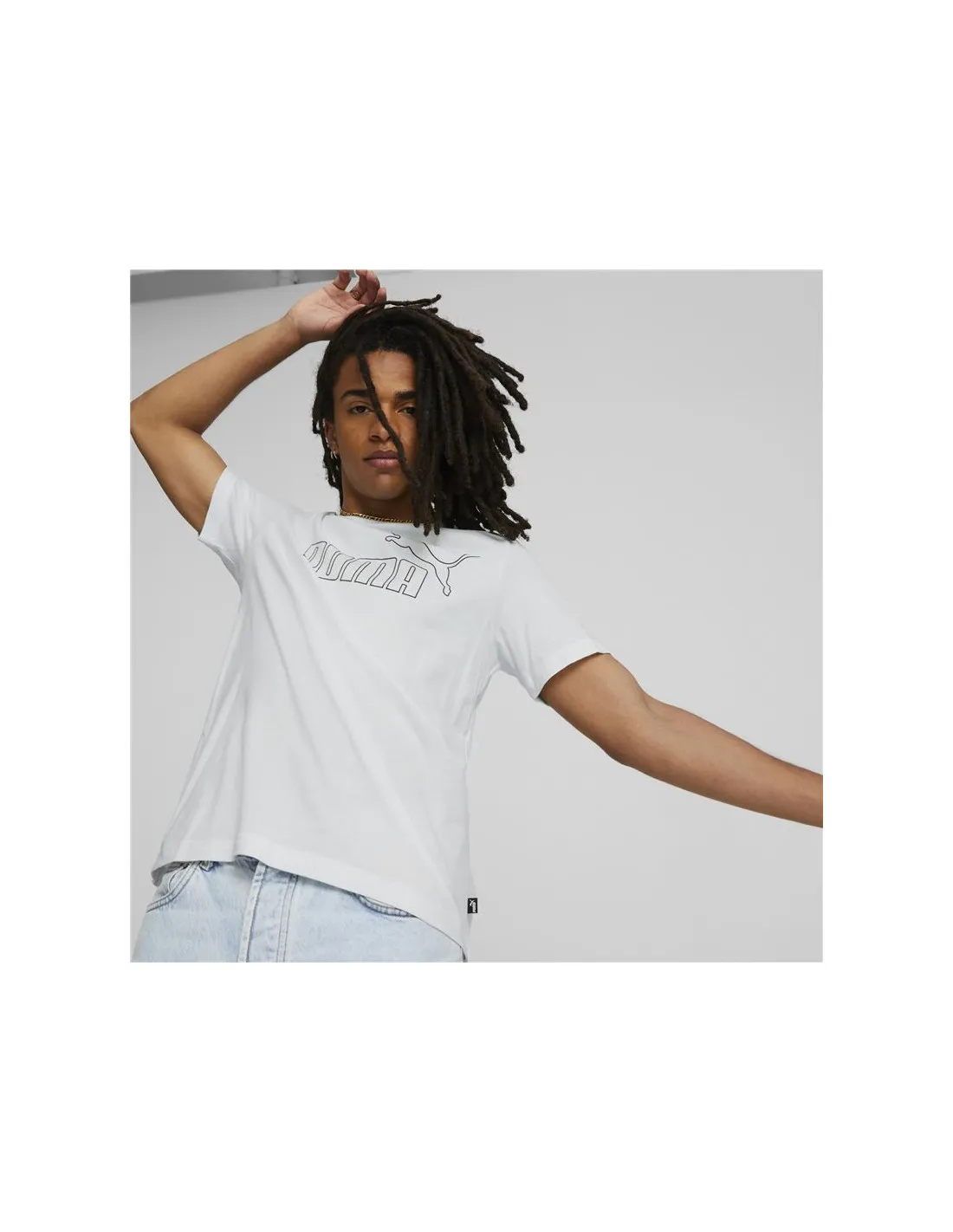 Camiseta Puma Essentials Elevated Hombre WH