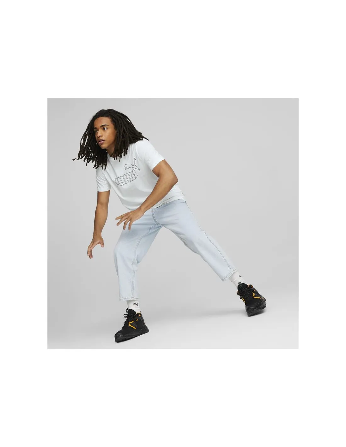Camiseta Puma Essentials Elevated Hombre WH