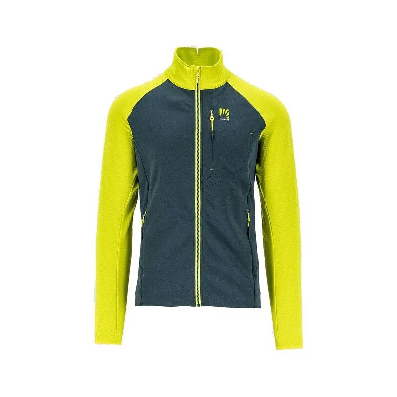 CAMISETA TéCNICA DE HOMBRE KARPOS PIZZOCCO EVO FULLZIP (REFL POND/SULPHUR)