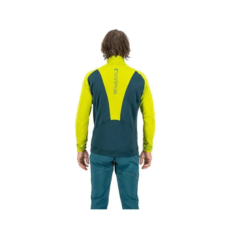 CAMISETA TéCNICA DE HOMBRE KARPOS PIZZOCCO EVO FULLZIP (REFL POND/SULPHUR)