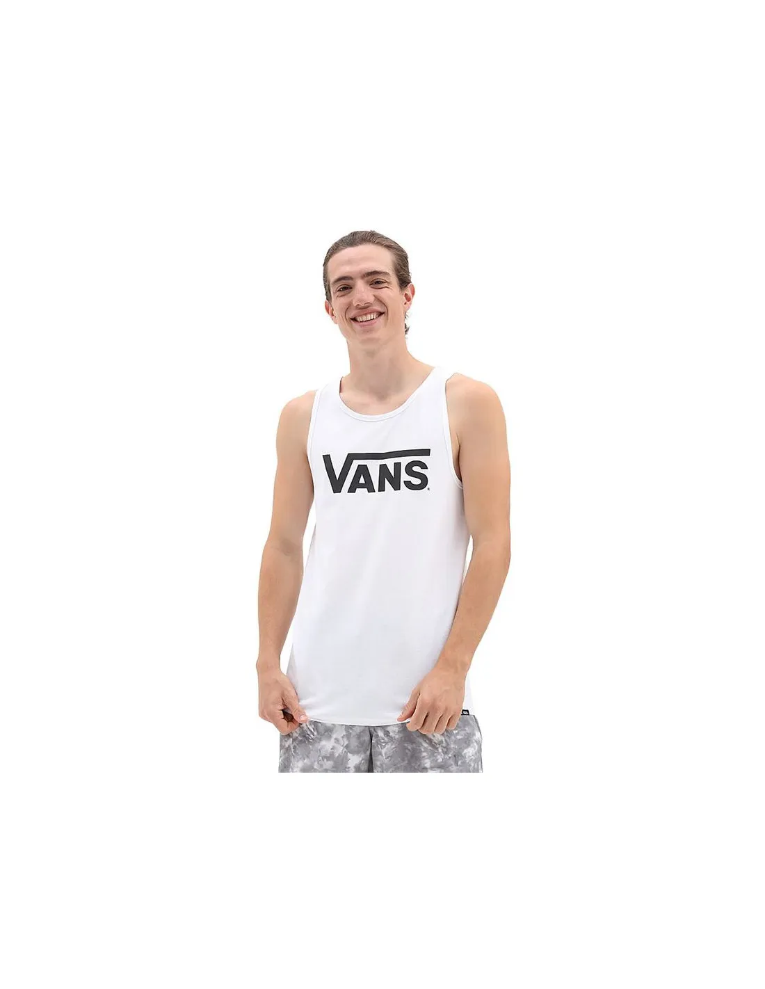 CAMISETA VANS CLASSIC VANS TANKB BLANCO HOMBRE