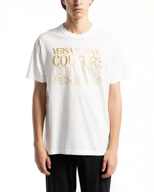 Camiseta Versace Jeans Couture 76GAHT10 Blanco