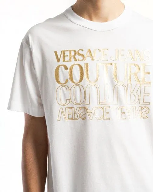 Camiseta Versace Jeans Couture 76GAHT10 Blanco