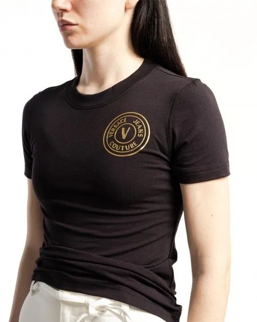 Camiseta Versace Jeans Couture 76HAHT02 Negro