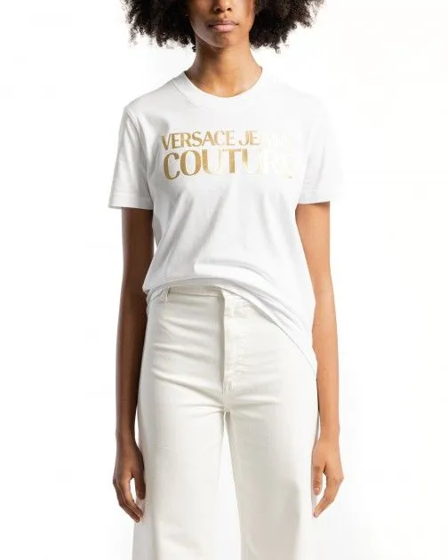 Camiseta Versace Jeans Couture 76HAHT04 Blanco