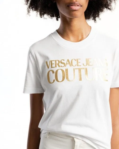 Camiseta Versace Jeans Couture 76HAHT04 Blanco