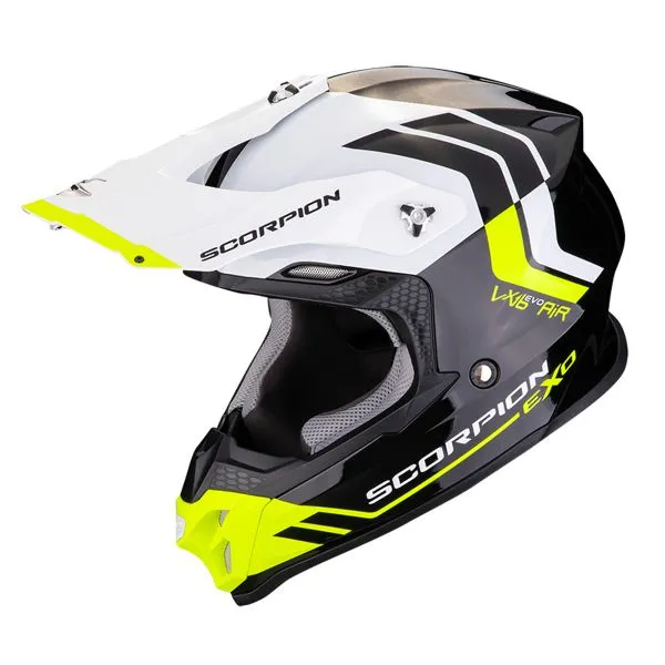 CASCO SCORPION VX16 EVO AIR FUSION BLACK FLUO YELLOW 