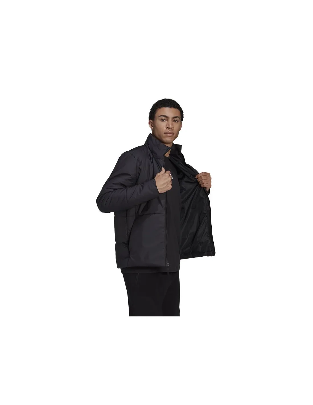 Chaqueta adidas BSC Insulated 3 bandas Hombre Black