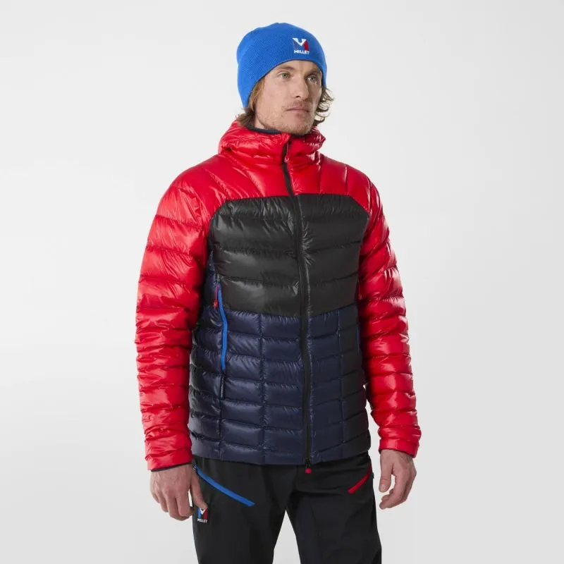 Chaqueta con capucha Millet Trilogy Diamond Down (SAPHIR/RED) Hombre