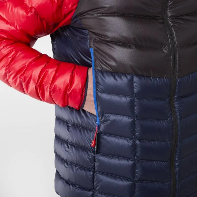 Chaqueta con capucha Millet Trilogy Diamond Down (SAPHIR/RED) Hombre