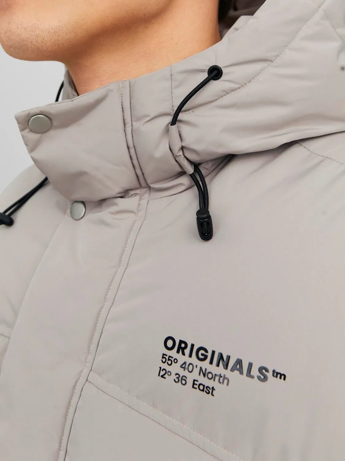 Chaqueta corta acolchada | Gris claro | Jack & Jones®