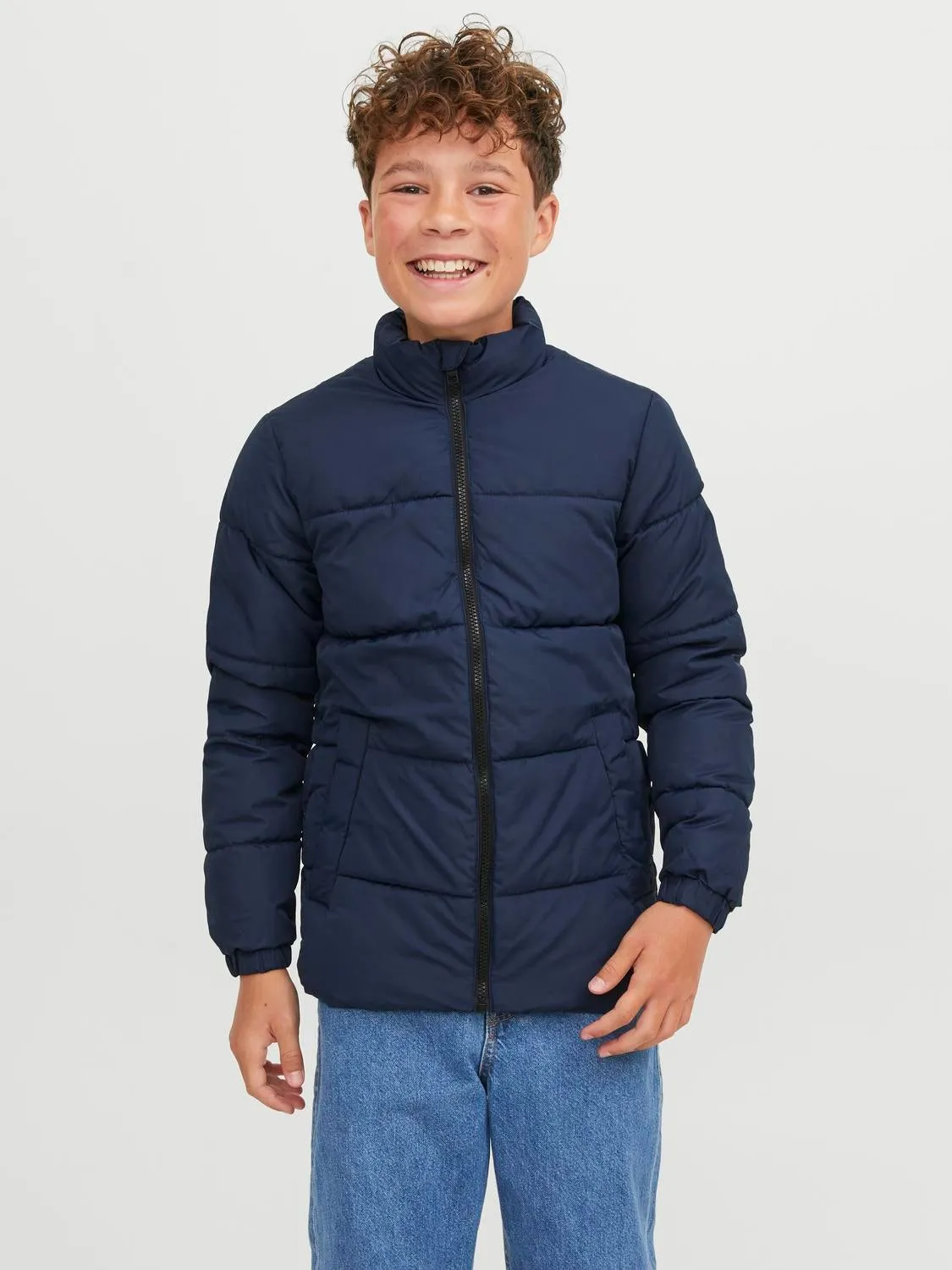 Chaqueta corta acolchada Junior | Azul oscuro | Jack & Jones®