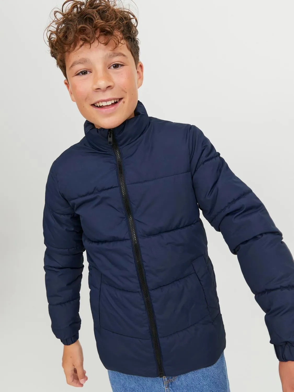 Chaqueta corta acolchada Junior | Azul oscuro | Jack & Jones®