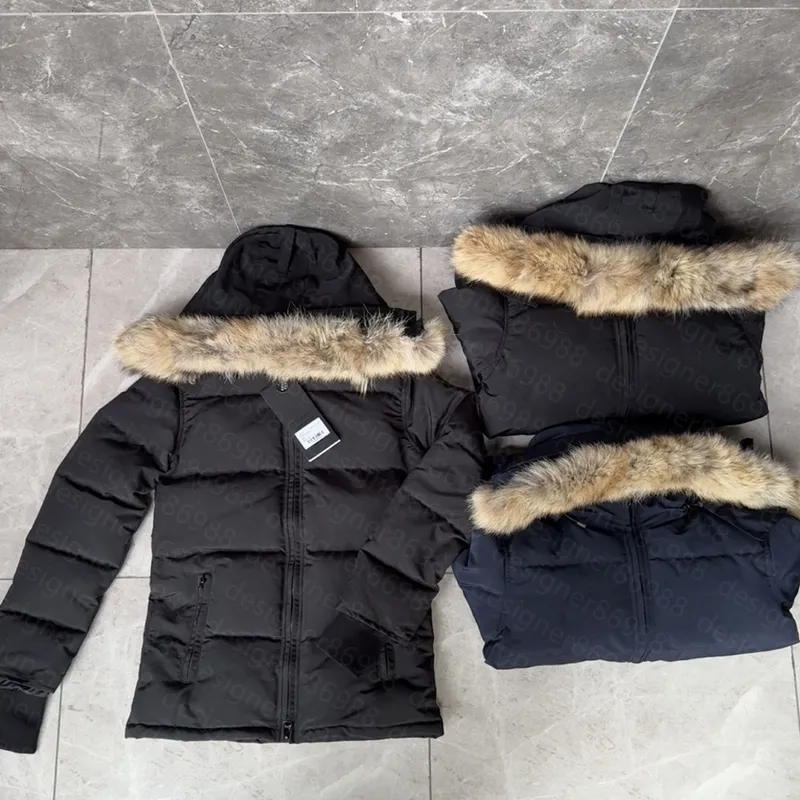 Chaqueta de caída para mujer chaquetas baberas canadiense abrigo de parka de invierno