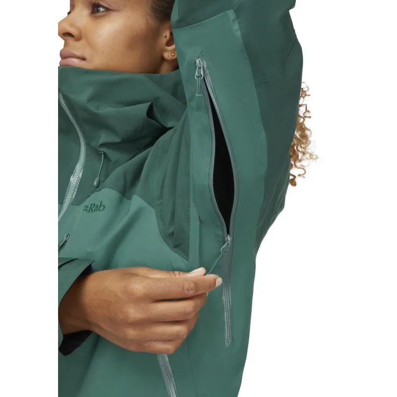 CHAQUETA DE PROTECCIóN RAB LATOK MOUNTAIN GORETEX (PIZARRA VERDE/EUCALIPTO) MUJER