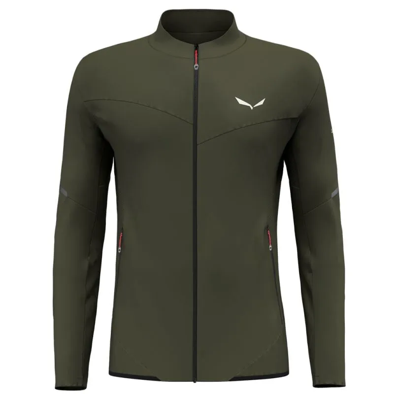 Chaqueta de senderismo Salewa PEDROC DST LIGHT JACKET (dark olive) Hombre