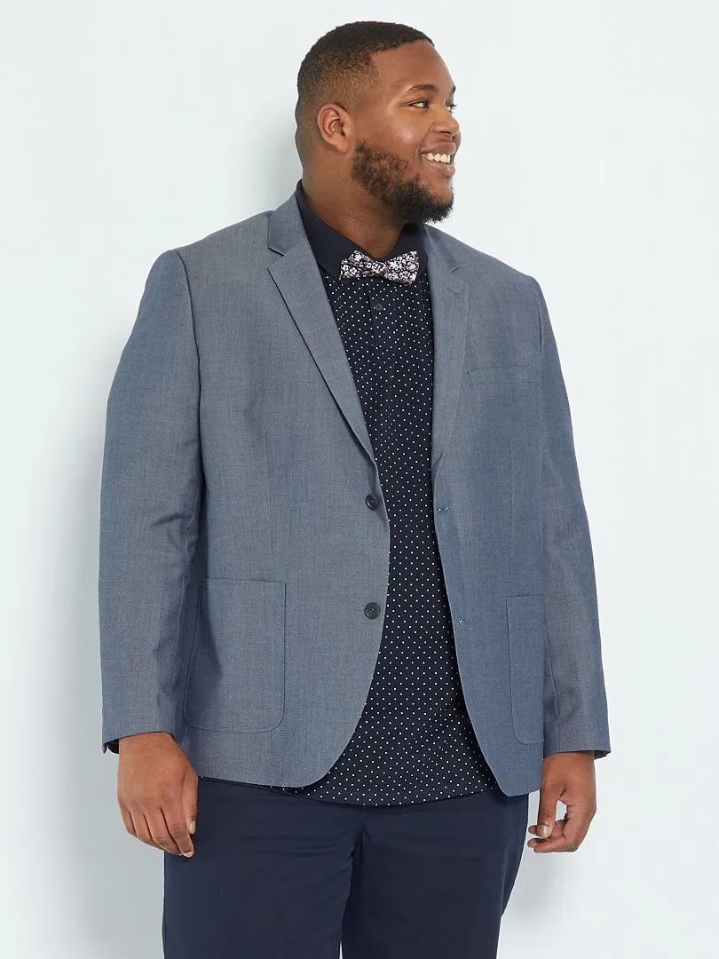 CHAQUETA DE TRAJE REGULAR  NEGRO IRIS