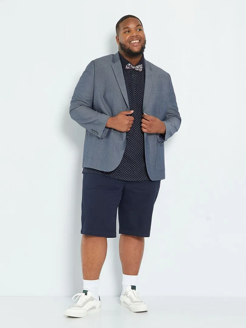 CHAQUETA DE TRAJE REGULAR  NEGRO IRIS