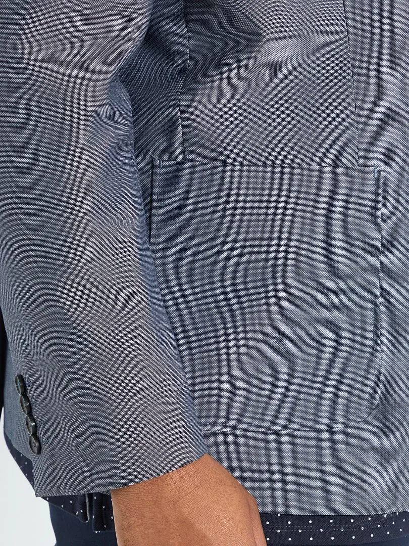 CHAQUETA DE TRAJE REGULAR  NEGRO IRIS