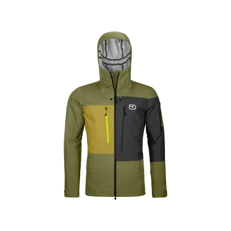 Chaqueta Freeride Ortovox 3l Deep Shell Jacket (Wild Herbs) hombre