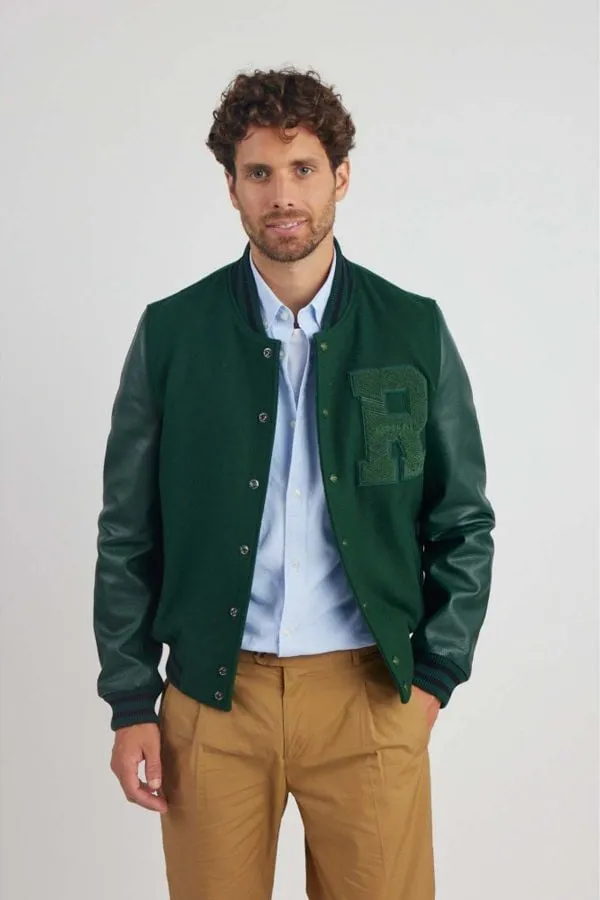 Chaqueta Hombre Redskins Oxford Hatch Forest Green